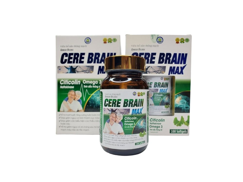 Tổng Hợp Thông Tin Về Viên Bổ Não Thông Mạch Ginkgo Biloba Cere Brain Max